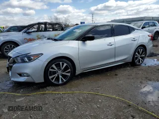2016 Nissan Maxima 3.5 SV with VIN 1N4AA6AP0GC430111, listed as a Copart auction lot 49823705 with 81,470 mi miles and Salvage Title. Bid and sale history available at carsss.com. Image 1.