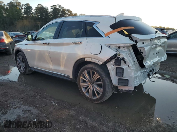 2021 Infiniti QX50 SENSORY with VIN 3PCAJ5CB4MF114697, listed as a Copart auction lot 80220814 with 19,372 mi miles and Salvage Title. Bid and sale history available at carsss.com. Image 2.