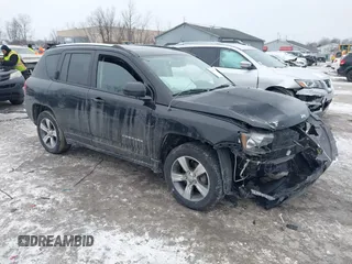 2016 Jeep Compass Latitude with VIN 1C4NJCEA9GD760730, listed as a IAAI auction lot 41410013 with 97,513 mi miles and . Bid and sale history available at DreamBid. Image 1.