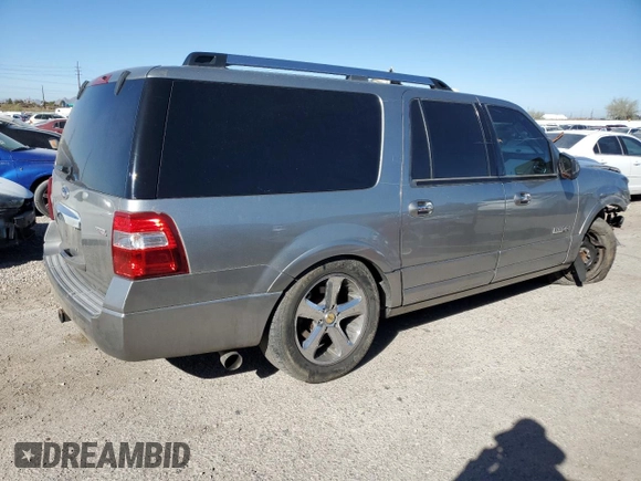 2008 Ford Expedition EL Limited with VIN 1FMFK20538LA12614, listed as a Copart auction lot 43982575 with 150,949 mi miles and Salvage Title. Bid and sale history available at carsss.com. Image 3.