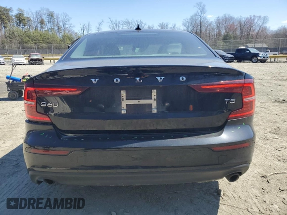2019 Volvo S60 Momentum with VIN 7JR102FKXKG005713, listed as a Copart auction lot 49808125 with 52,246 mi miles and Salvage Title. Bid and sale history available at carsss.com. Image 6.