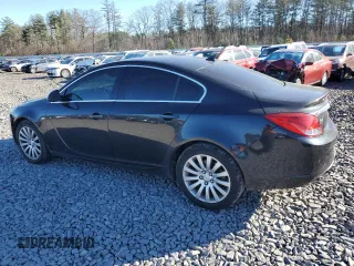 2011 Buick Regal CXL Turbo TO3 with VIN W04GX5GV8B1042254, listed as a Copart auction lot 80002624 with 204,407 mi miles and Salvage Title. Bid and sale history available at carsss.com. Image 2.