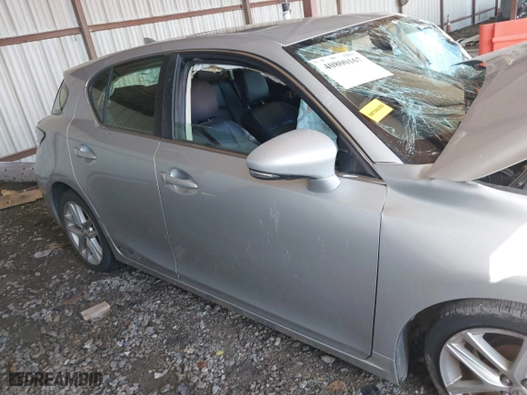2014 Lexus CT 200h Hybrid with VIN JTHKD5BH7E2195196, listed as a IAAI auction lot 40800167 with 1 mi miles. Bid and sale history available at carsss.com. Image 14.