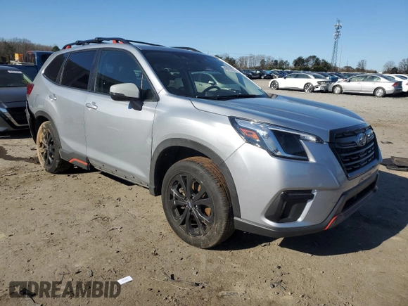 2024 Subaru Forester Sport with VIN JF2SKAGC1RH417264, listed as a Copart auction lot 49297065 with 28,692 mi miles and Salvage Title. Bid and sale history available at carsss.com. Image 4.