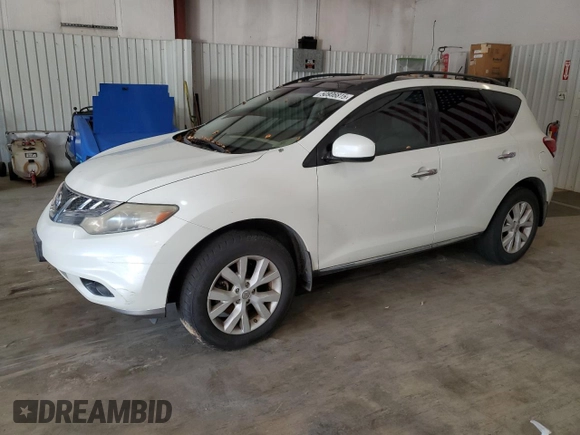 2011 Nissan Murano S with VIN JN8AZ1MU2BW056958, listed as a Copart auction lot 50906815 with 122,568 mi miles and Clean Title. Bid and sale history available at carsss.com. Image 1.