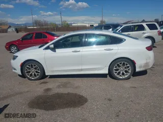 2015 Chrysler 200 C with VIN 1C3CCCEG8FN624043, listed as a IAAI auction lot 42045910 with 96,143 mi miles. Bid and sale history available at carsss.com. Image 14.