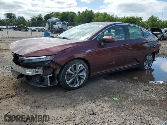 2018 Honda Clarity Plug-In Hybrid Touring with VIN JHMZC5F37JC010729, listed as a Copart auction lot 68067054 with 61,346 mi miles and Salvage Title. Bid and sale history available at carsss.com. Image 1.
