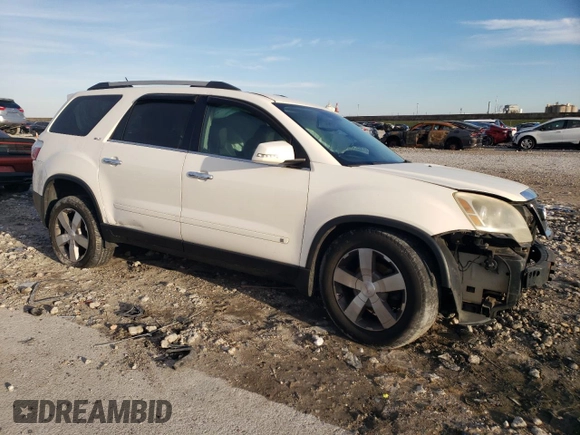 2010 GMC Acadia SLT1 with VIN 1GKLVMED9AJ176918, listed as a Copart auction lot 86367564 with 217,414 mi miles and Salvage Title. Bid and sale history available at carsss.com. Image 4.