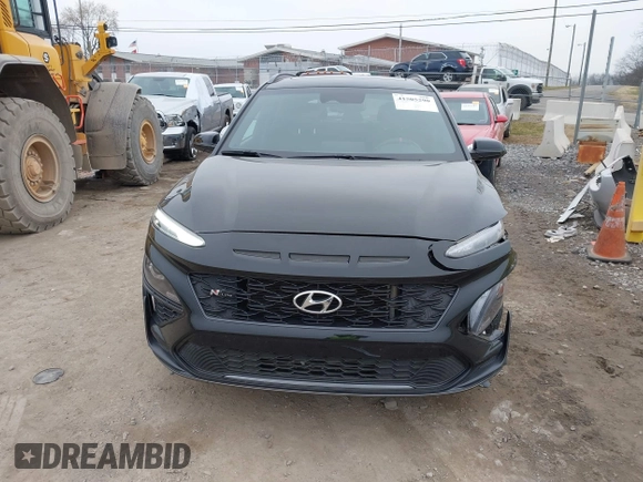 2023 Hyundai Kona N Line with VIN KM8K33A39PU989957, listed as a IAAI auction lot 41505290 with 29,134 mi miles and . Bid and sale history available at DreamBid. Image 12.