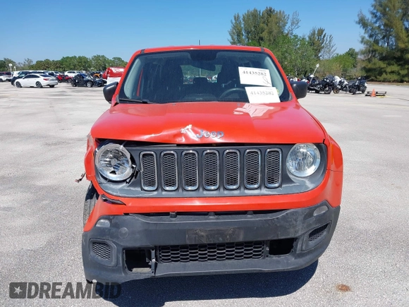 2016 Jeep Renegade Sport with VIN ZACCJBAT1GPD65015, listed as a IAAI auction lot 41435282 with 150,912 mi miles and . Bid and sale history available at DreamBid. Image 12.