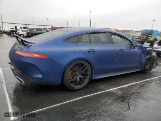 2019 Mercedes-Benz AMG GT with VIN WDD7X8KB8KA000337, listed as a Copart auction lot 45245945 with 49,580 mi miles and Salvage Title. Bid and sale history available at carsss.com. Image 3.