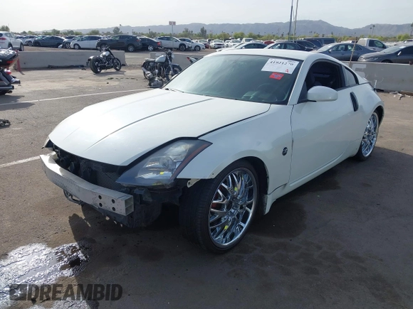 2004 Nissan 350Z Touring with VIN JN1AZ34D14M102966, listed as a IAAI auction lot 41921270 with 182,633 mi miles. Bid and sale history available at carsss.com. Image 18.