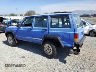 1996 Jeep Cherokee SE with VIN 1J4FT28S1TL108840, listed as a Copart auction lot 46951195 with 257,004 mi miles and Salvage Title. Bid and sale history available at carsss.com. Image 2.