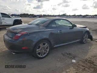 2006 Lexus SC 430 z VIN JTHFN48YX69001561, wystawiony jako Copart lot #44776165 z przebiegiem 91 337 mil mil oraz Szkoda całkowita • Salvage title. Historia ofert i sprzedaży dostępna na DreamBid. Obrazek 3.