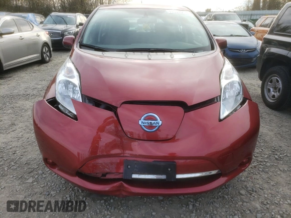 2015 Nissan LEAF SV with VIN 1N4AZ0CP6FC313084, listed as a Copart auction lot 74551593 with 103,628 mi miles. Bid and sale history available at carsss.com. Image 5.