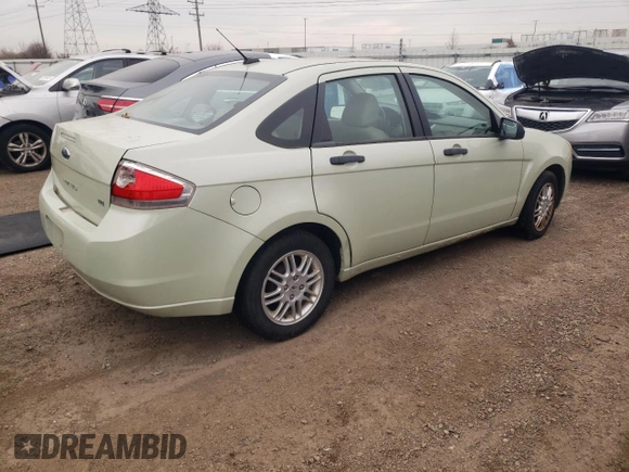 2011 Ford Focus SE with VIN 1FAHP3FN8BW163813, listed as a Copart auction lot 82709954 with 0 mi miles and Clean Title. Bid and sale history available at carsss.com. Image 3.