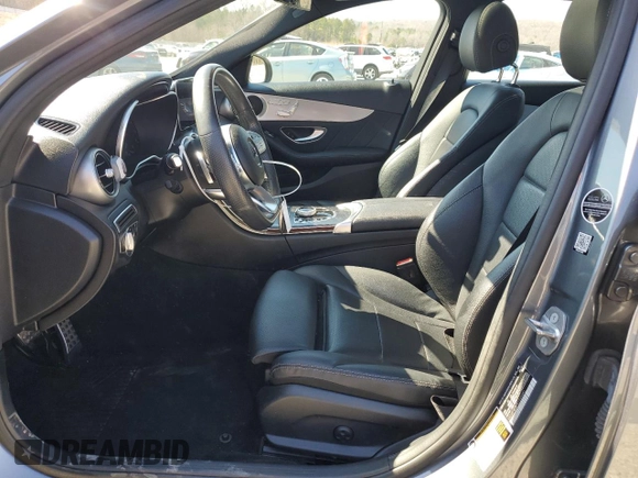 2020 Mercedes-Benz C with VIN 55SWF8DB1LU326641, listed as a Copart auction lot 47589655 with 37,255 mi miles and Salvage Title. Bid and sale history available at carsss.com. Image 7.