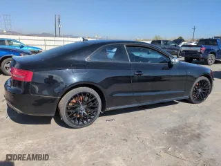2012 Audi S5 Prestige with VIN WAUVVAFR5CA002163, listed as a Copart auction lot 53378985 with 124,105 mi miles and Salvage Title. Bid and sale history available at carsss.com. Image 3.