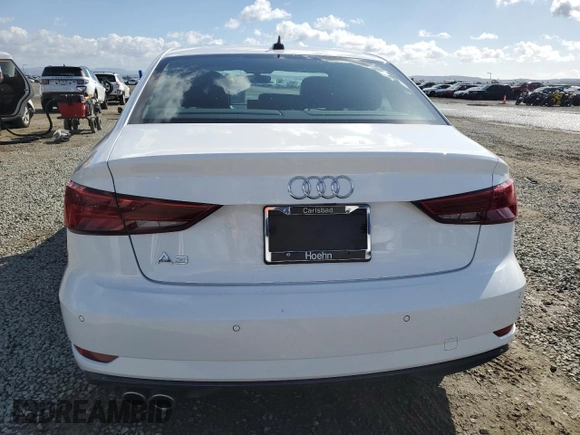 2020 Audi A3 Sedan Premium with VIN WAUAUGFF7LA102016, listed as a Copart auction lot 48075595 with 28,961 mi miles and Salvage Title. Bid and sale history available at carsss.com. Image 6.