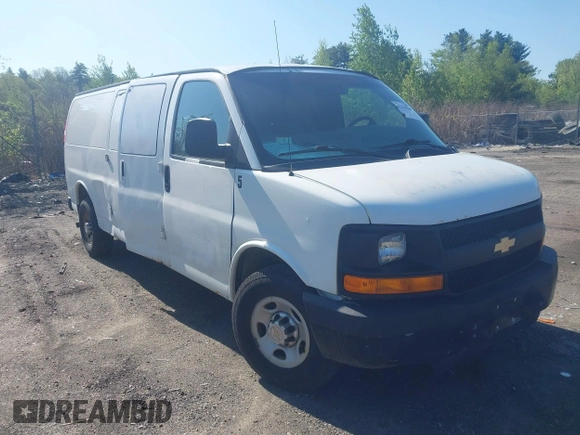 2014 Chevrolet Express Cargo with VIN 1GCWGGCA5E1125676, listed as a IAAI auction lot 42234161 with 285,045 mi miles and . Bid and sale history available at DreamBid. Image 13.