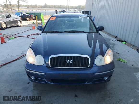 2005 Hyundai Sonata GLS with VIN KMHWF35H65A122447, listed as a Copart auction lot 46648555 with 121,394 mi miles and Salvage Title. Bid and sale history available at carsss.com. Image 5.