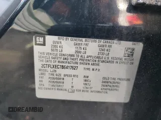 2011 GMC Terrain SLT-2 with VIN 2CTFLXEC7B6417627, listed as a Copart auction lot 46609635 with 141,252 mi miles and Clean Title. Bid and sale history available at DreamBid. Image 13.