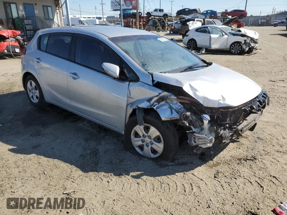 2017 Kia Forte5 LX with VIN KNAFK5A86H5683095, listed as a Copart auction lot 51179385 with 84,177 mi miles and Salvage Title. Bid and sale history available at carsss.com. Image 4.
