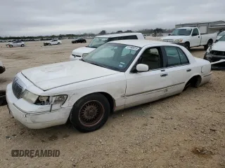 2001 Mercury Grand Marquis LS with VIN 2MEFM75WX1X640691, listed as a Copart auction lot 41466915 with 68,938 mi miles and Salvage Title. Bid and sale history available at DreamBid. Image 1.