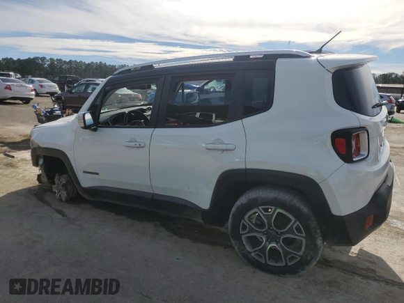 2016 Jeep Renegade Limited with VIN ZACCJADT4GPC68445, listed as a Copart auction lot 47734475 with 140,036 mi miles and Salvage Title. Bid and sale history available at DreamBid. Image 2.
