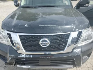 2019 Nissan Armada SV with VIN JN8AY2NC7K9585626, listed as a Copart auction lot 68288314 with 137,257 mi miles and Salvage Title. Bid and sale history available at carsss.com. Image 12.