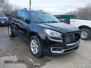 2016 GMC Acadia SLE with VIN 1GKKVPKD1GJ296061, listed as a IAAI auction lot 41749779 with 154,406 mi miles and . Bid and sale history available at carsss.com. Image 1.