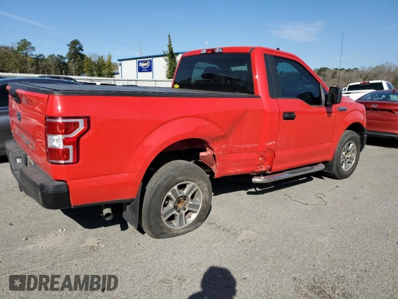 2020 Ford F-150 XL with VIN 1FTMF1CB1LKD29804, listed as a Copart auction lot 45671135 with 28,164 mi miles and Salvage Title. Bid and sale history available at carsss.com. Image 3.