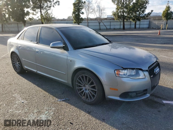 2007 Audi A4 2.0T with VIN WAUBF78E87A113423, listed as a Copart auction lot 43648765 with 114,734 mi miles and Salvage Title. Bid and sale history available at carsss.com. Image 4.