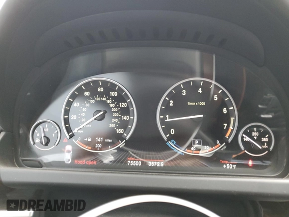 2013 BMW 6 Series 650i with VIN WBAYM9C58DDW20061, listed as a Copart auction lot 83113314 with 75,500 mi miles and Salvage Title. Bid and sale history available at carsss.com. Image 9.