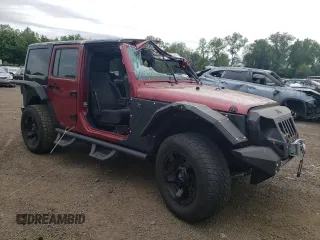 2012 Jeep Wrangler Unlimited Sport with VIN 1C4BJWDG6CL234419, listed as a Copart auction lot 62284825 with 66,649 mi miles and Salvage title. Bid and sale history available at DreamBid. Image 4.
