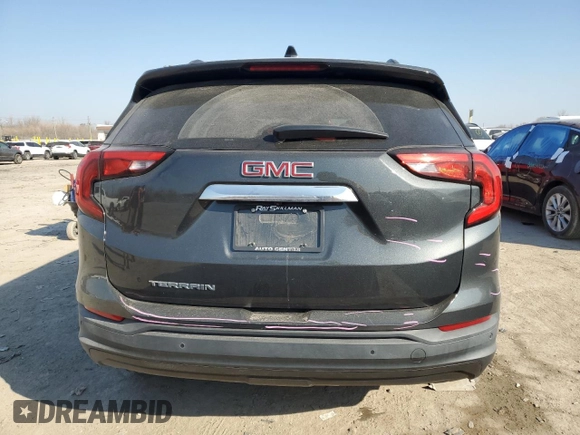 2019 GMC Terrain SLE with VIN 3GKALMEV0KL239601, listed as a Copart auction lot 49141025 with 95,722 mi miles and Salvage Title. Bid and sale history available at carsss.com. Image 6.