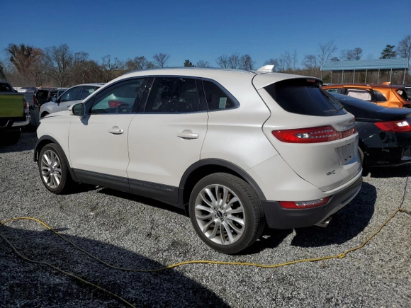 2015 Lincoln MKC with VIN 5LMCJ1A90FUJ47183, listed as a Copart auction lot 48866625 with 86,250 mi miles and Salvage Title. Bid and sale history available at DreamBid. Image 2.