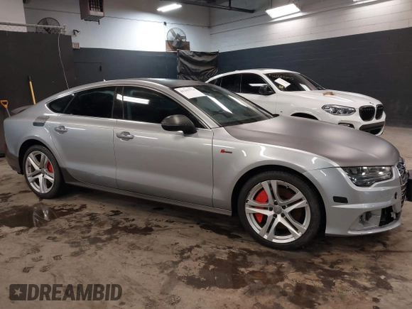2018 Audi A7 Prestige with VIN WAU23AFC4JN034435, listed as a IAAI auction lot 41193774 with 61,833 mi miles. Bid and sale history available at carsss.com. Image 1.