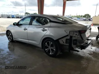 2021 Nissan Sentra SV z VIN 3N1AB8CV4MY290956, wystawiony jako Copart lot #57777055 z przebiegiem 37 856 mil mil oraz Szkoda całkowita • Salvage title. Historia ofert i sprzedaży dostępna na DreamBid. Obrazek 2.
