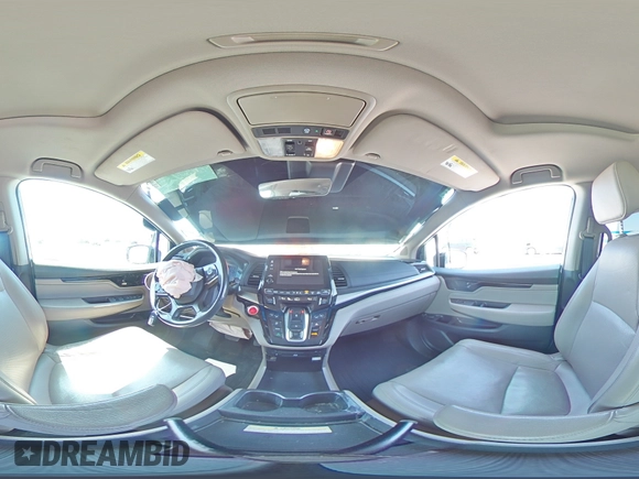2019 Honda Odyssey Elite with VIN 5FNRL6H96KB018026, listed as a Copart auction lot 53466285 with 206,548 mi miles and Non Repairable. Bid and sale history available at DreamBid. Image 15.