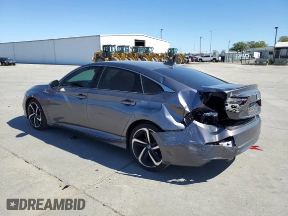2019 Honda Accord Sedan Sport 1.5T with VIN 1HGCV1F3XKA174131, listed as a Copart auction lot 50574325 with 67,601 mi miles and Salvage Title. Bid and sale history available at carsss.com. Image 2.