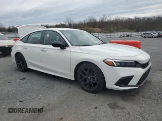 2022 Honda Civic Sedan Sport with VIN 2HGFE2F55NH584751, listed as a Copart auction lot 51897275 with 21,828 mi miles and Salvage Title. Bid and sale history available at carsss.com. Image 4.