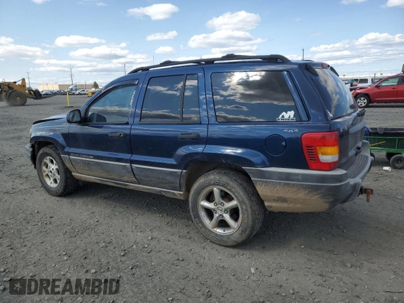 2000 Jeep Grand Cherokee Laredo z VIN 1J4GW48S2YC154627, wystawiony jako Copart lot #54173315 z przebiegiem 251 666 mil mil oraz Szkoda całkowita • Salvage title. Historia ofert i sprzedaży dostępna na DreamBid. Obrazek 2.