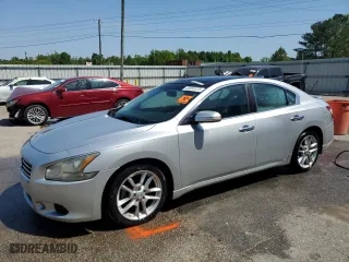2010 Nissan Maxima 3.5 SV with VIN 1N4AA5AP2AC850521, listed as a Copart auction lot 52596325 with 98,555 mi miles and Salvage Title. Bid and sale history available at carsss.com. Image 1.