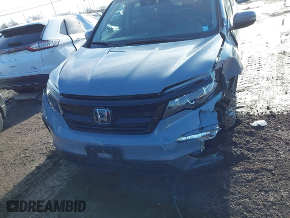 2022 Honda Pilot Special Edition with VIN 5FNYF6H27NB073336, listed as a IAAI auction lot 41711113 with 21,745 mi miles. Bid and sale history available at carsss.com. Image 12.