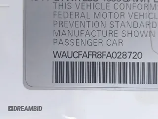 2015 Audi A5 Premium with VIN WAUCFAFR8FA028720, listed as a IAAI auction lot 39410245 with 68,002 mi miles. Bid and sale history available at carsss.com. Image 9.