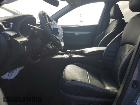 2022 Infiniti QX50 Essential with VIN 3PCAJ5CB1NF117378, listed as a Copart auction lot 60645134 with 29,468 mi miles and Salvage Title. Bid and sale history available at DreamBid. Image 7.