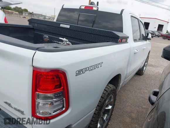 2022 Ram 1500 Big Horn with VIN 1C6SRFFT2NN317525, listed as a IAAI auction lot 42532586 with 208,545 mi miles and . Bid and sale history available at DreamBid. Image 4.
