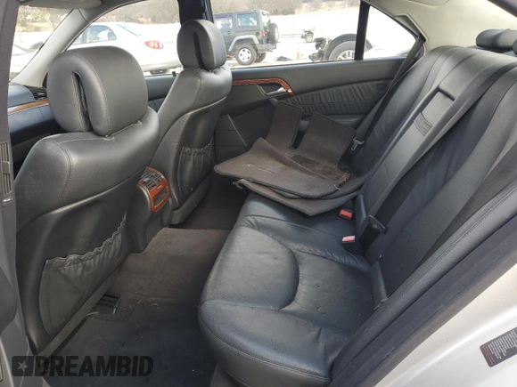 2003 Mercedes-Benz S-Class 4.3L with VIN WDBNG70J23A357308, listed as a Copart auction lot 88350525 with 0 mi miles and Salvage Title. Bid and sale history available at carsss.com. Image 10.