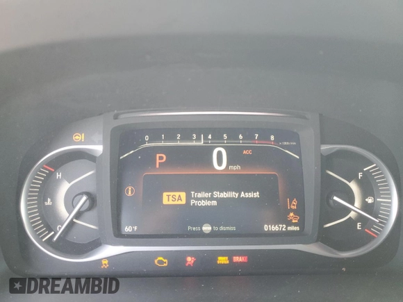 2023 Honda Passport EX-L with VIN 5FNYF8H58PB014241, listed as a Copart auction lot 55176105 with 16,672 mi miles and Salvage title. Bid and sale history available at DreamBid. Image 9.